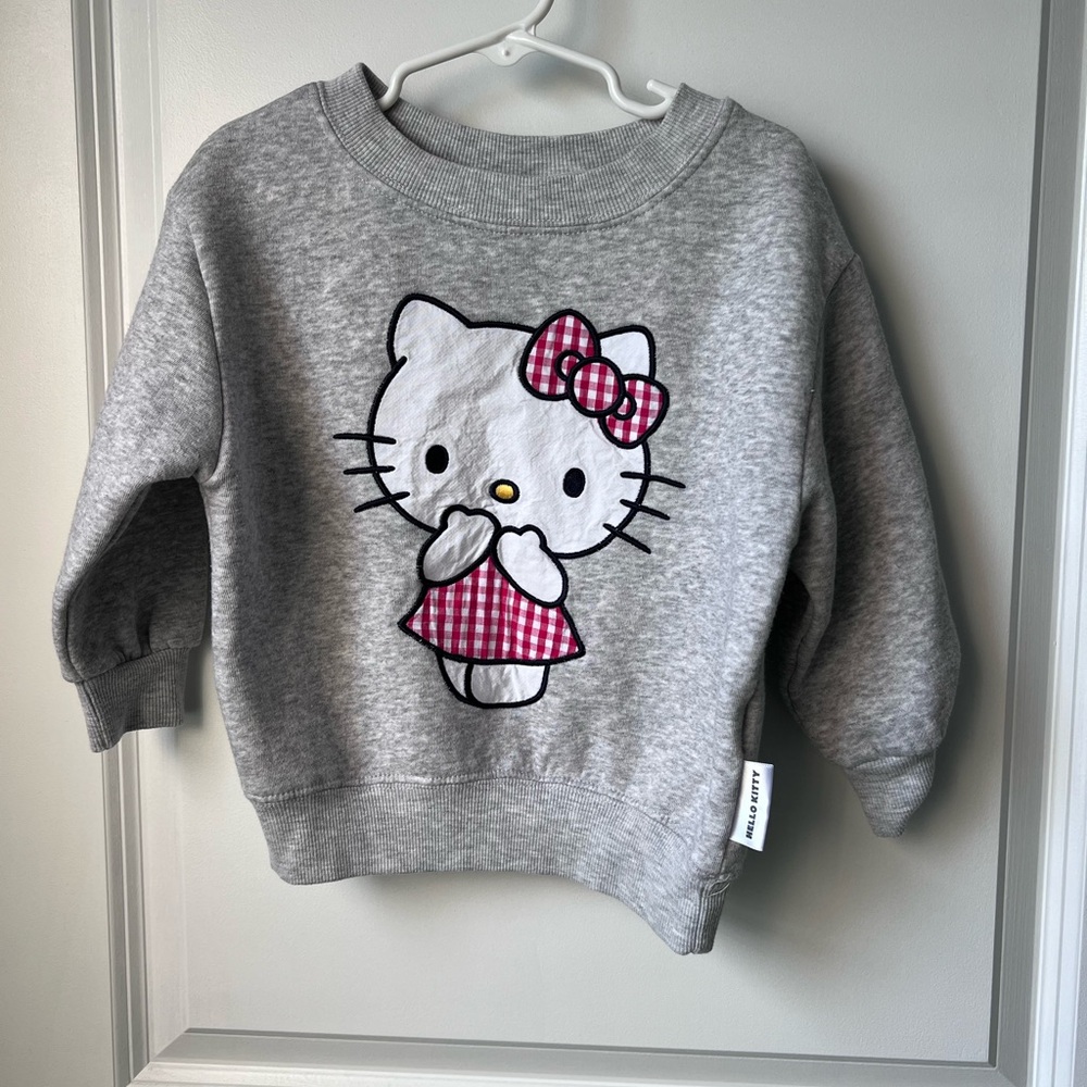 Hello Kitty Cotton On Girls Sweatshirt Size 4
